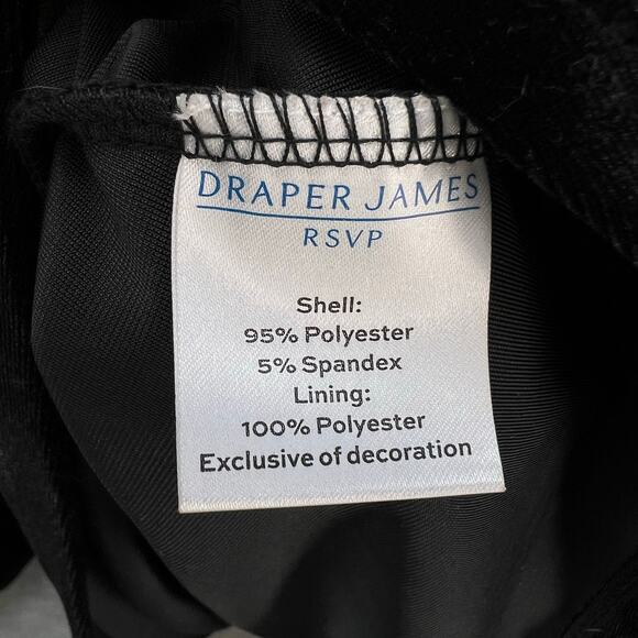 Draper James Dress Women's 2XL Black V-Neck Sleeveless Classic Little Black NWT - Picture 10 of 14